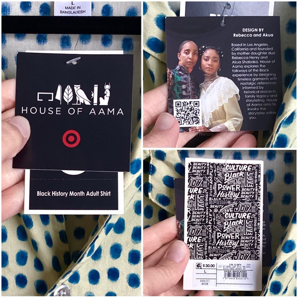 \Target\ NWT Black History Month Collab Button Down Shirt - Picture 13 of 14